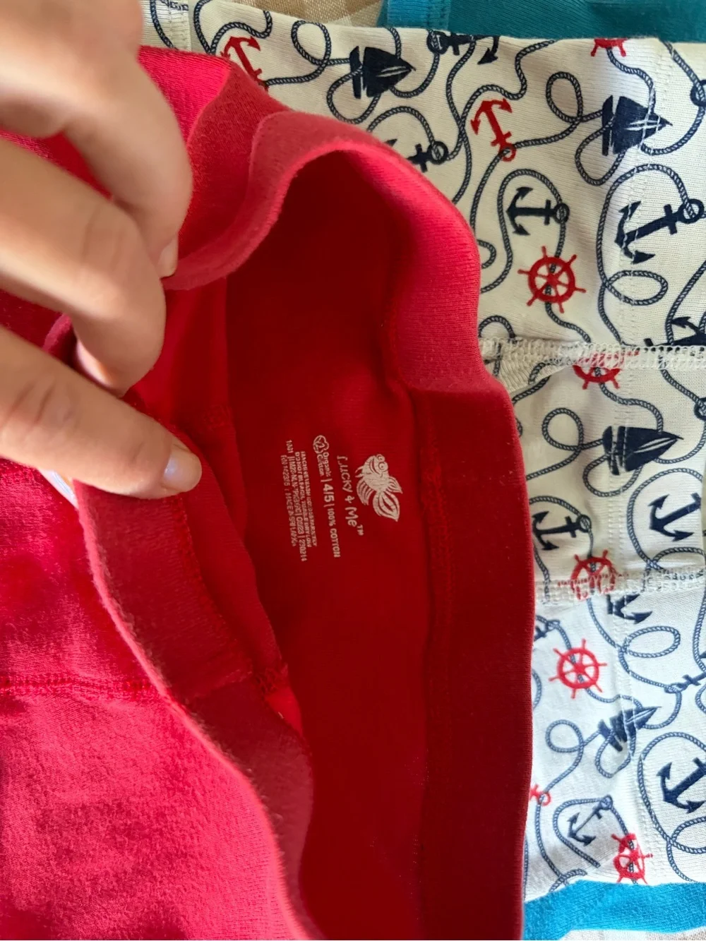 Boys' 4/5 underwear in Red, Teal, Light Blue, Navy - Picture 2 of 2